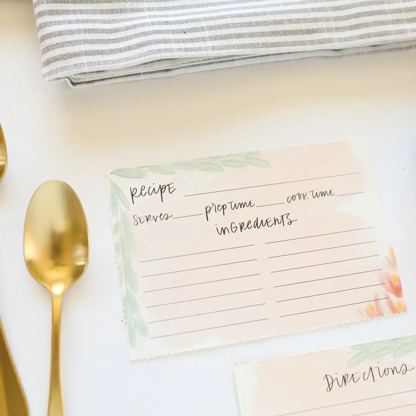 Keepsake Recipe Book