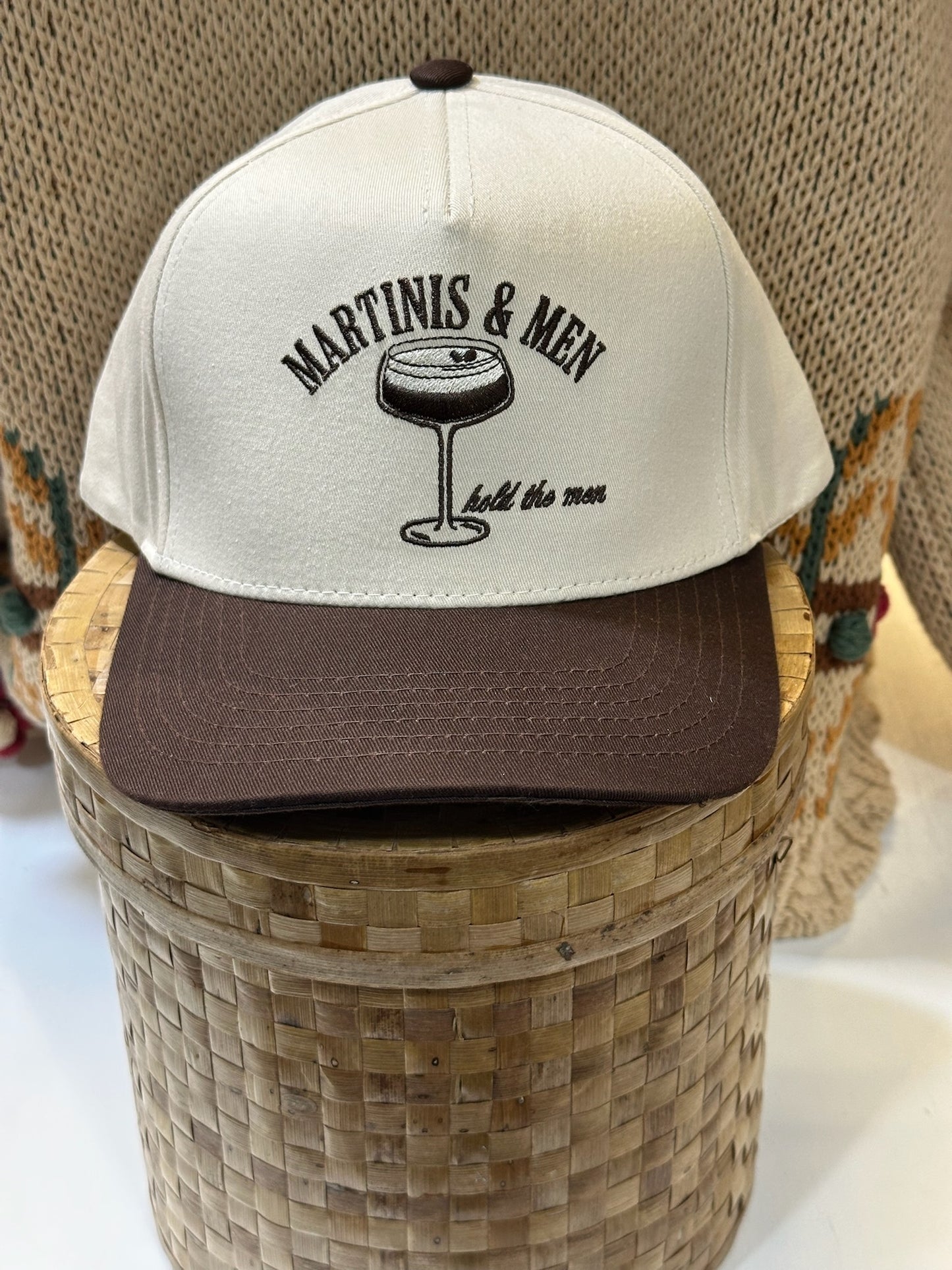 Martinis & Men Hat - Natural/Brown