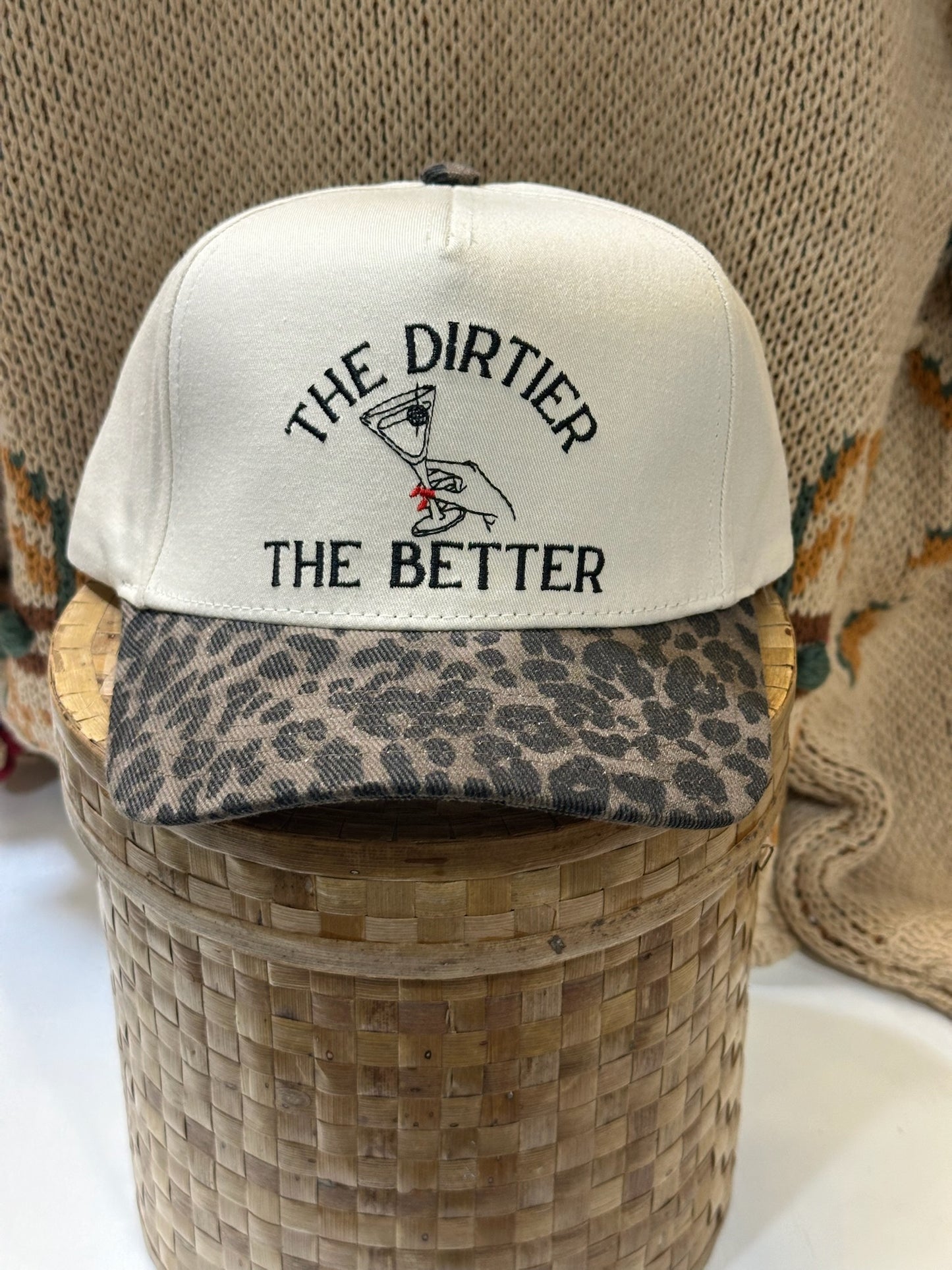 The Dirtier The Better Hat - Leopard/Natural