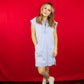 Isn't She Lovely Mock Neck Sleeveless Mini Dress - Periwinkle