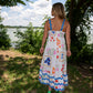 Cinque Terre Maxi Dress - White Multi