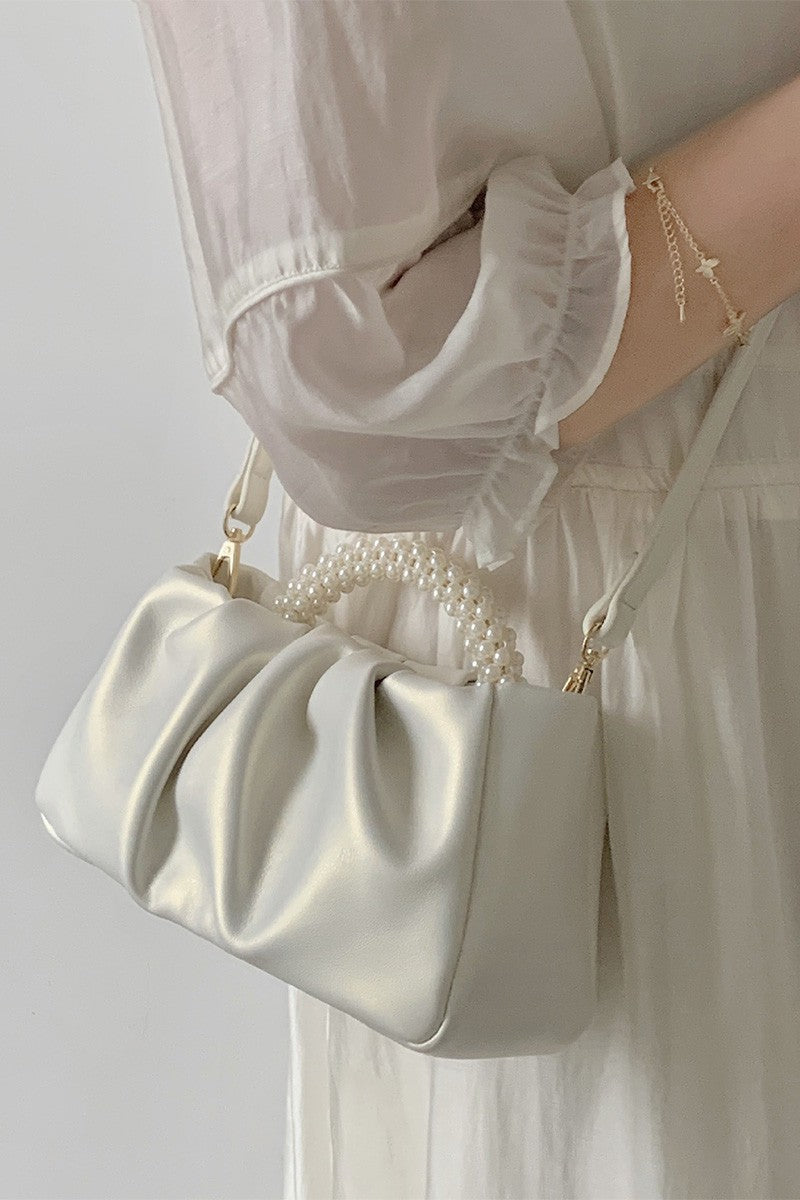 Pearl Handbag - White