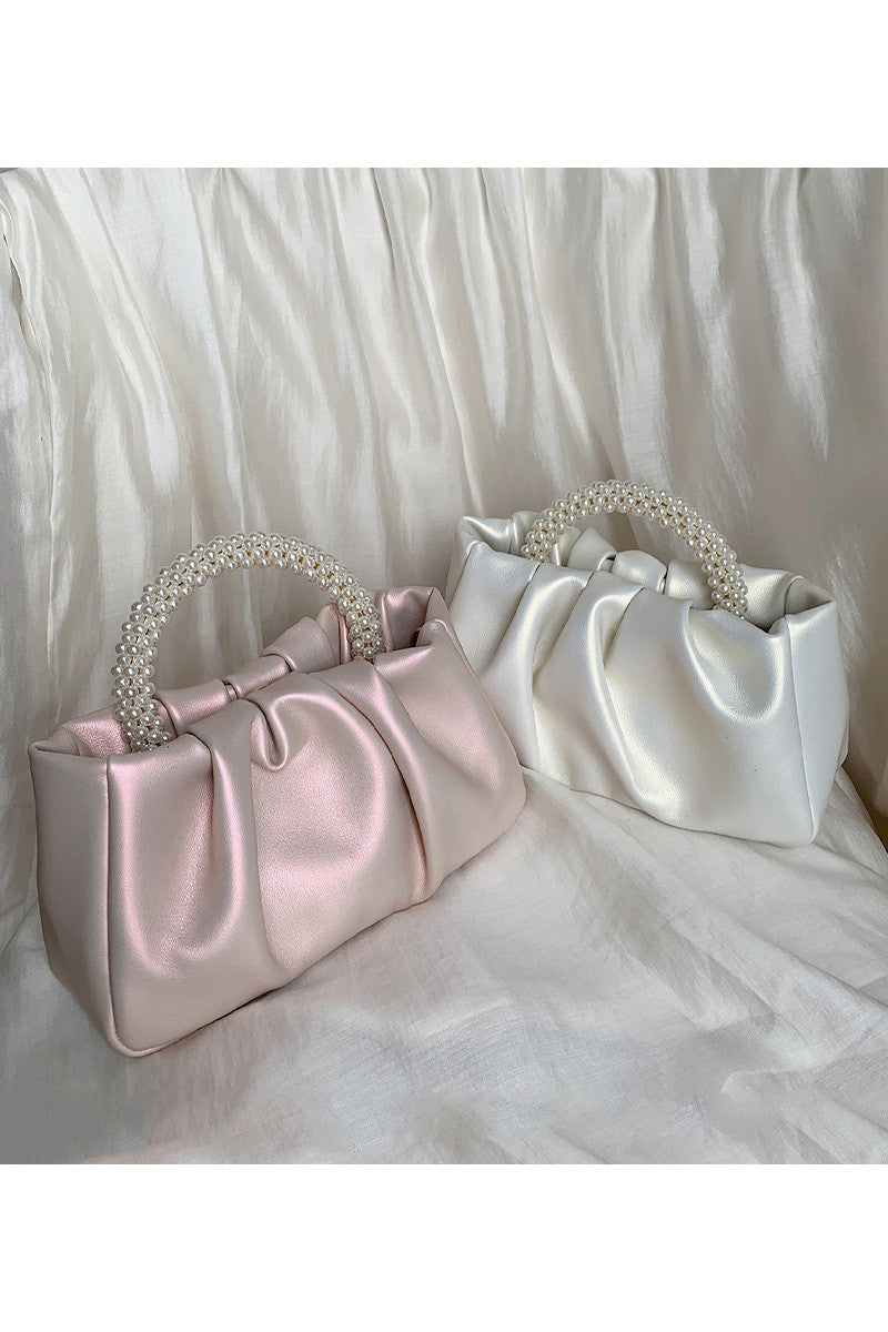 Pearl Handbag - White