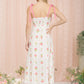 Floral Midi Dress - Pink/Yellow