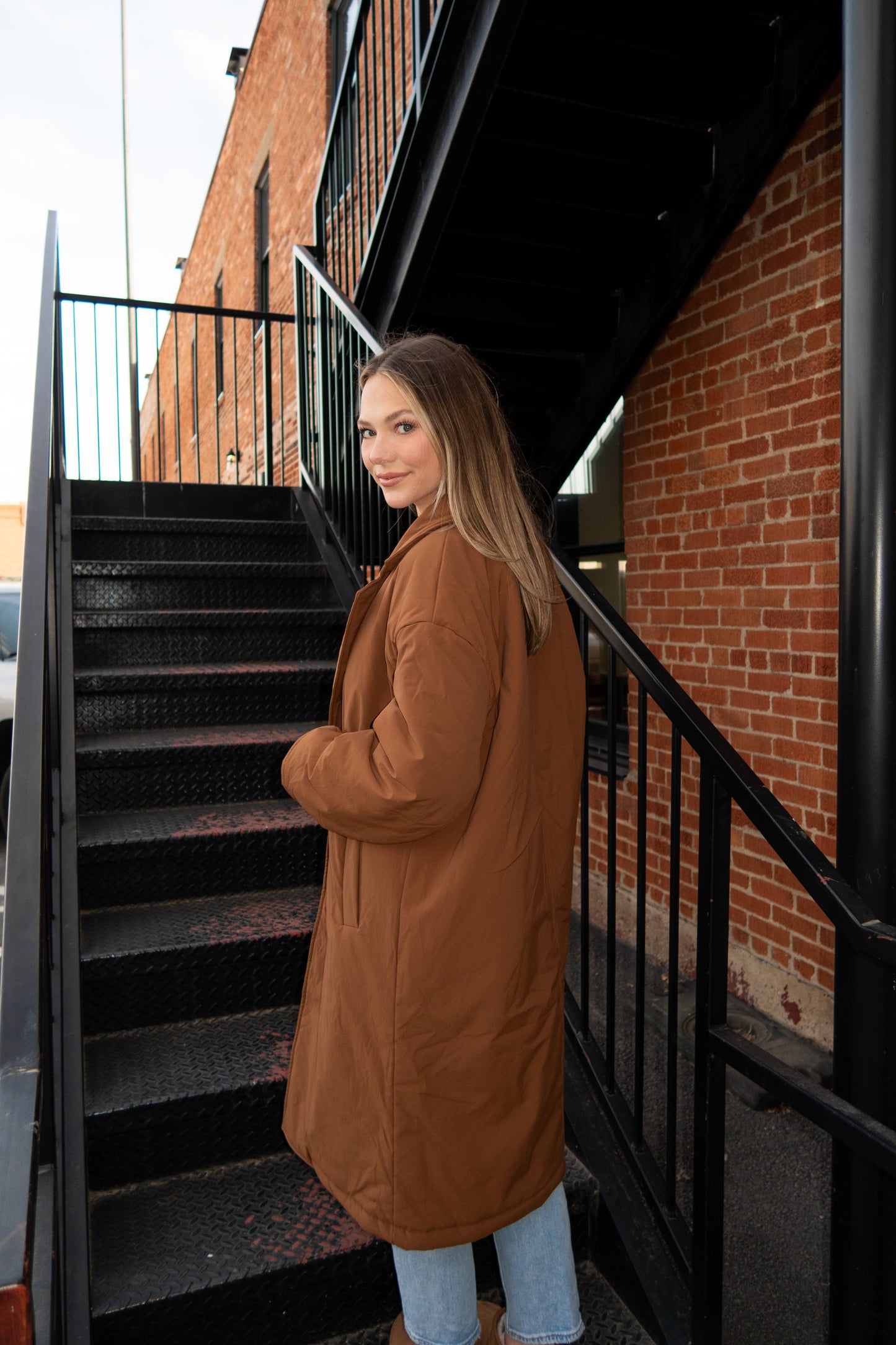 Puffer Trench - Brown + Black