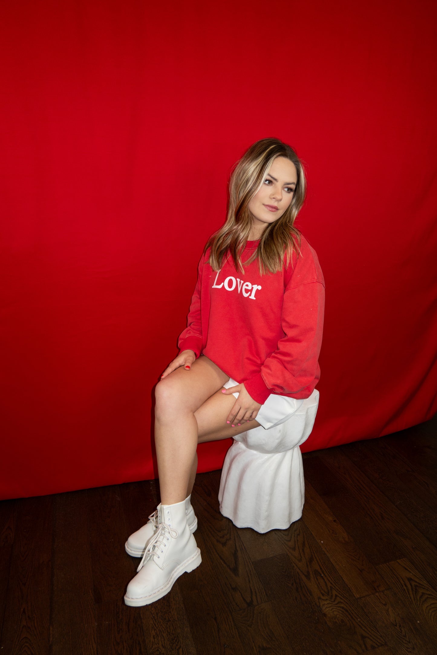 Lover Sweatshirt - Red