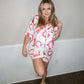 Pink Cowgirl Pajama Set - White