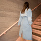 Denim Trench Coat - Denim