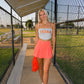 Yay Sports Cargo Skirt - Orange