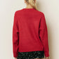 Fa La La Crewneck Sweater - Red