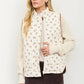 Floral Quilted Vest - Cream Multi