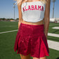 Roll Tide Corset Top- Crimson