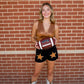 MVP Suede Star Shorts - Black/Tan