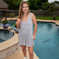 Sporty Romper - Heather Gray