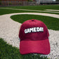 GAMEDAY Chenille Patch Wool Cap- Burgundy