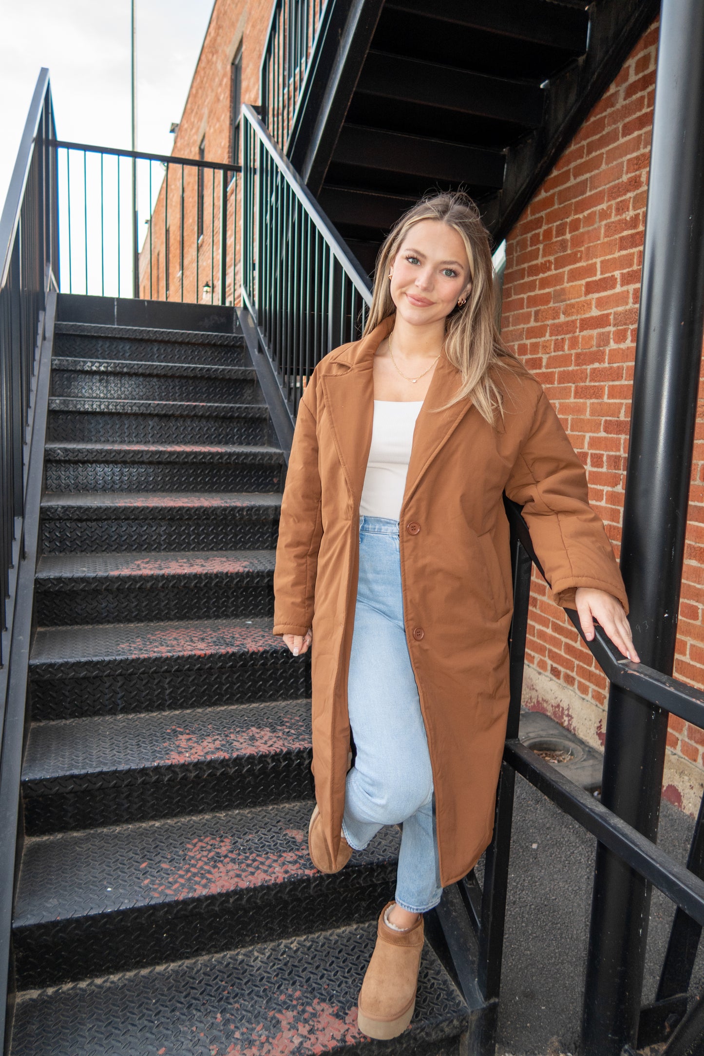 Puffer Trench - Brown + Black