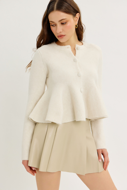 Flare Sweater - Cream