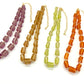 Twisted Glitter Cube Amelia Necklace - Kiwi