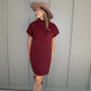 Chloe Sweater Dress - Cranberry