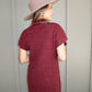 Chloe Sweater Dress - Cranberry