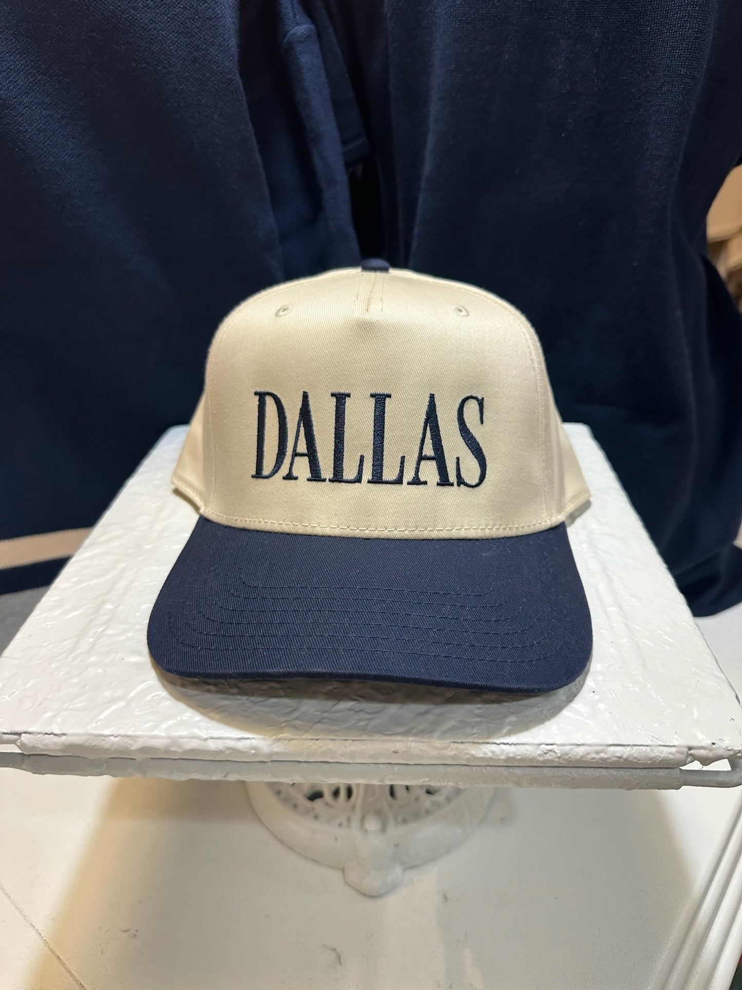 Dallas Hat - Natural/Navy