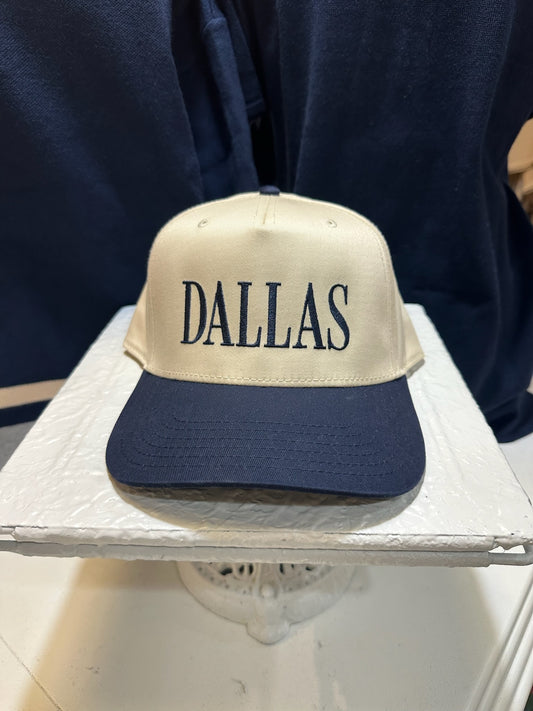 Dallas Hat - Natural/Navy