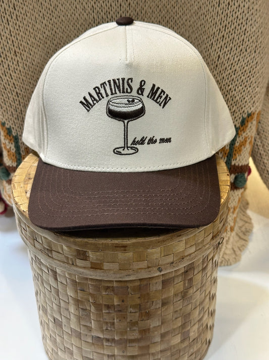 Martinis & Men Hat - Natural/Brown
