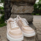 Nolan Platform Sneakers - Nude