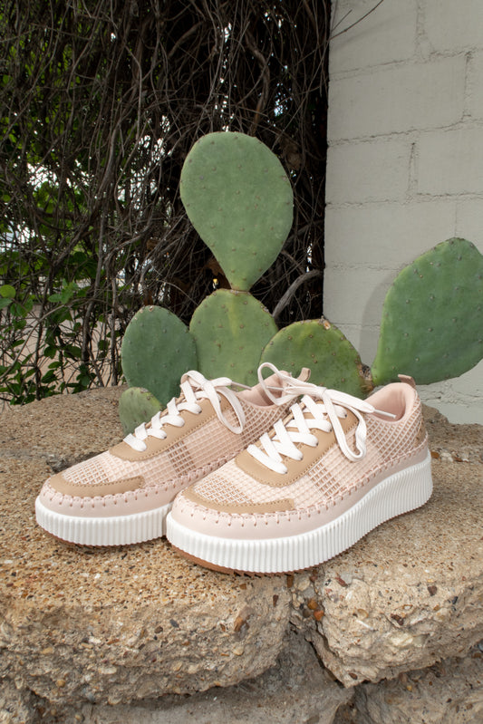 Nolan Platform Sneakers - Nude