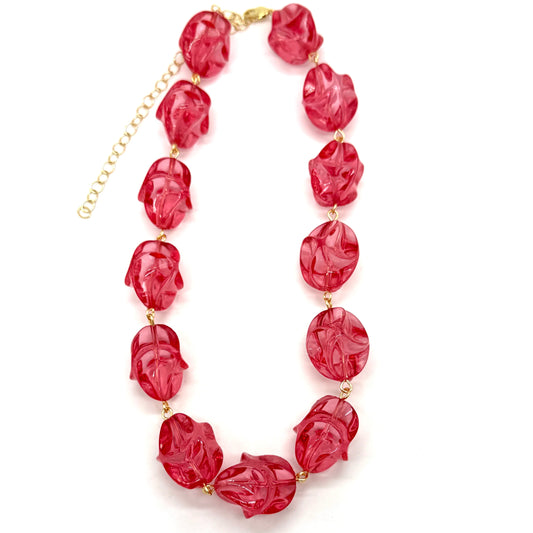 Rosewater Nugget Amelia Necklace