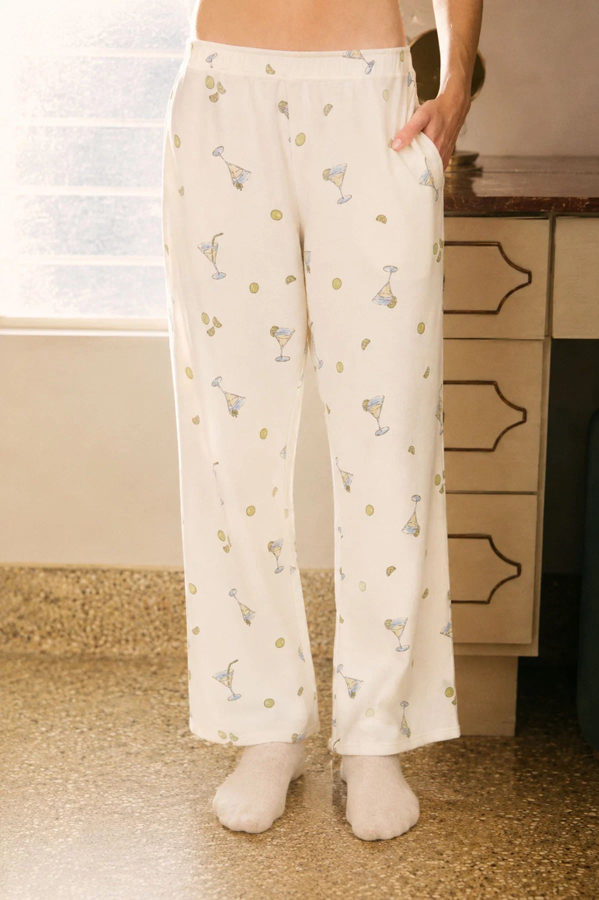 Martini Lounge Pants - Ivory