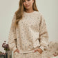 Floral Boxy Sweatshirt - Khaki Multi