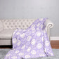 Soft Throw Blankets - Fuchsia + Pink + Lavender + Beige