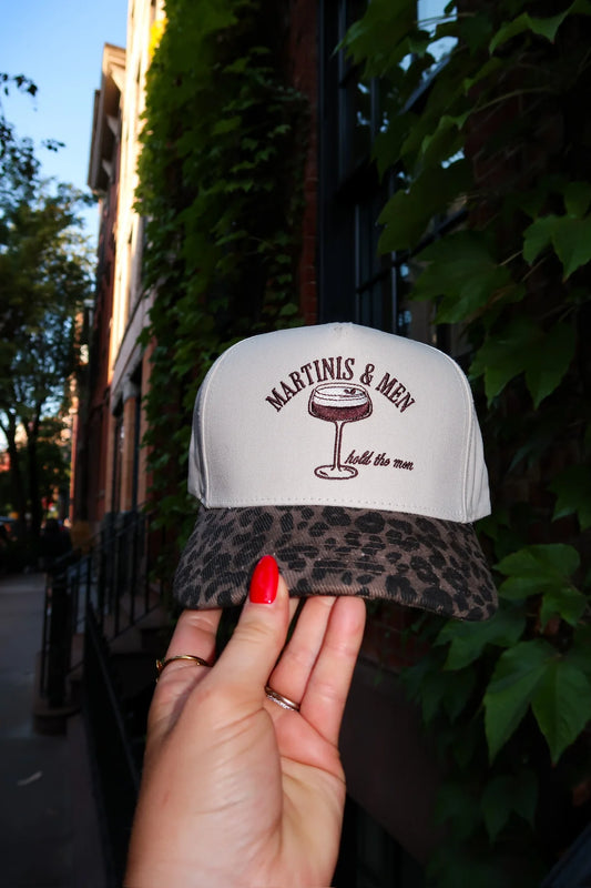 Martinis and Men Hat - Leopard