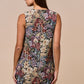 Sleeveless Tapestry Dress - Black Multi