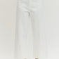Wide Leg Crop Pants - Off White