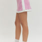 Contrast Mini Skirt - Pink