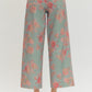 Floral Pants - Blue/Pink