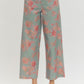 Floral Pants - Blue/Pink