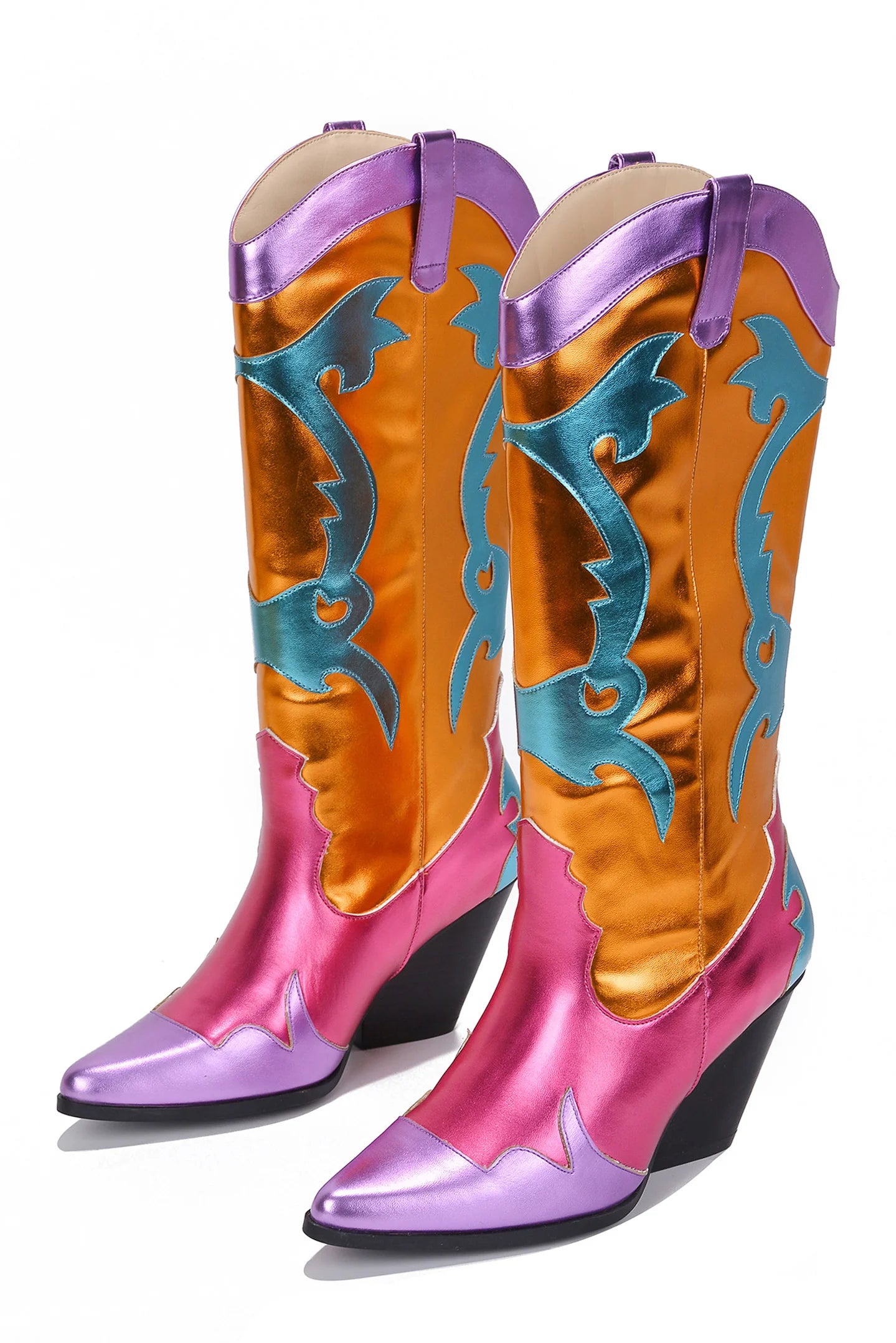 Anti-Hero Western Boots - Orange