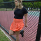 Yay Sports Cargo Skirt - Orange