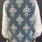 Diamond Pattern Sweater Vest- Denim