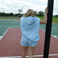 Swish Sleeveless Hoodie & Shorts Set - Sky Blue